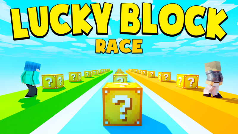 Lucky Block Race Dành Cho Minecraft Bedrock/MCPE