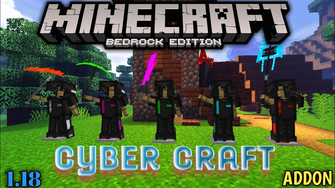 Cybercraft Look Cyber Craft: Addon Minecraft MCPE Đỉnh Cao Công Nghệ Tương Lai