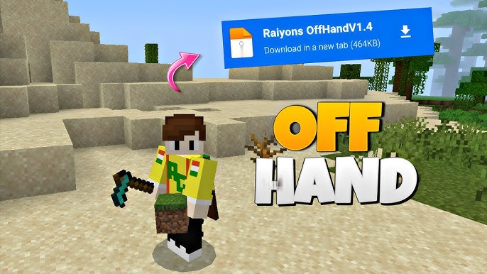 Addon Ultimate OFF HAND dành cho MCPE Cực Đỉnh