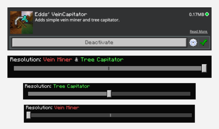 Addon Vein Capitator dành cho MCPE: Khai thác cực nhanh